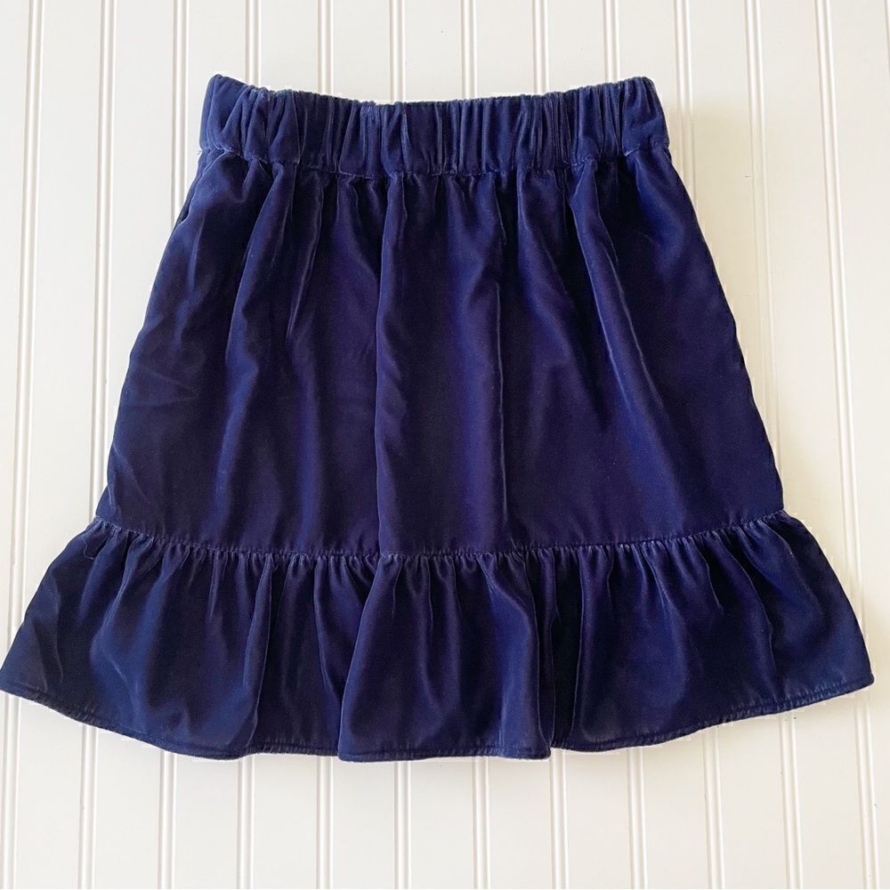 J. Crew Velour Skirt - Vivid Ink - Size XXS - Picture 2 of 4